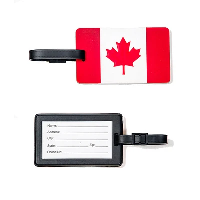 CANADA FLAG LUGGAGE TAG