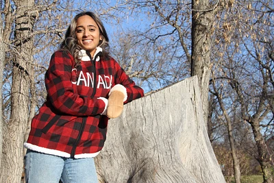 WOMEN'S PLAID CANADA JACKET