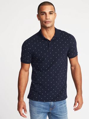 Printed Moisture-Wicking Pro Polo for Men