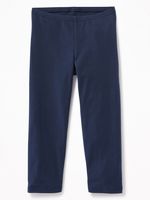 Short Crop Jersey Leggings for Girls