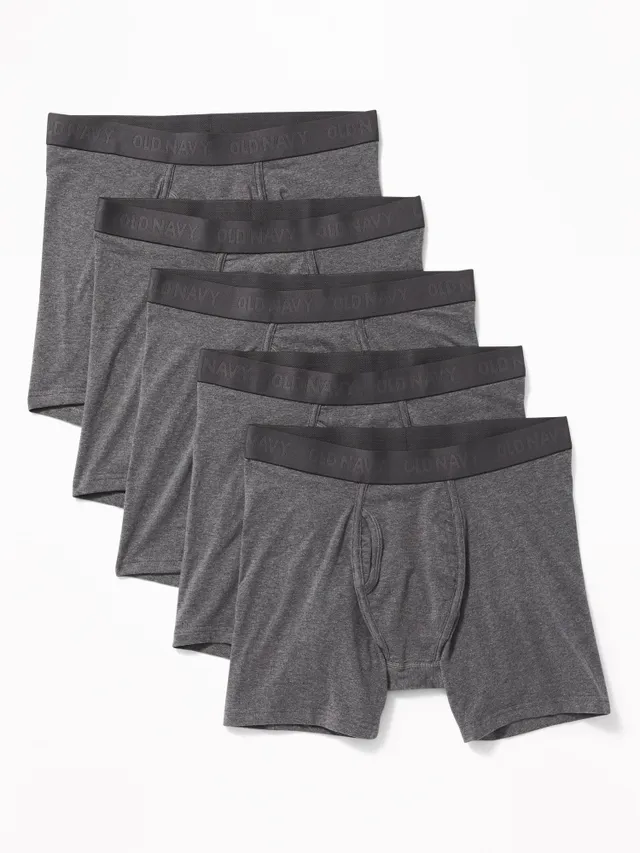Soft-Washed Built-In Flex Printed Boxer-Brief Underwear for Men --  6.25-inch inseam