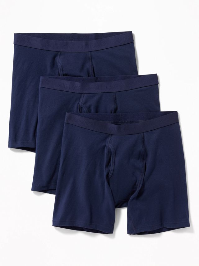 Soft-Washed Built-In Flex Printed Boxer-Brief Underwear -- 4.5-inch inseam