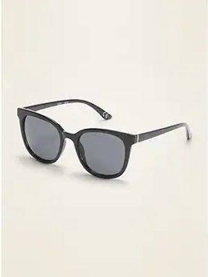 Retro Thick-Frame Sunglasses For Women