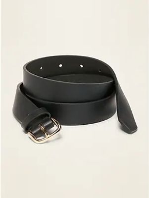 Faux-Leather Belt For Women (1