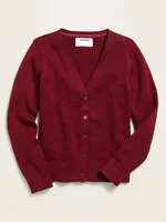 Uniform V-Neck Cardigan for Girls