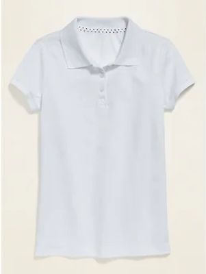 Uniform Moisture-Wicking Polo for Girls