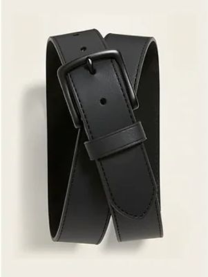 Faux-Leather Belt for Men