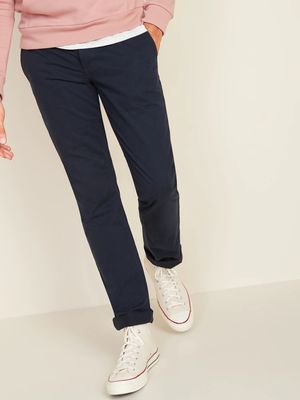 Straight Uniform Non-Stretch Chino Pants