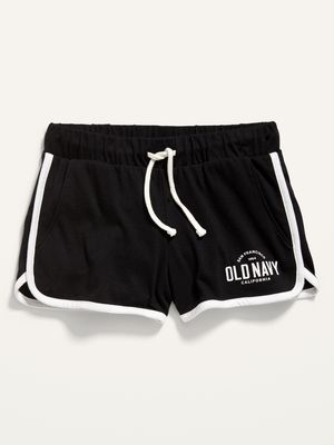 Logo-Graphic Jersey Shorts for Girls