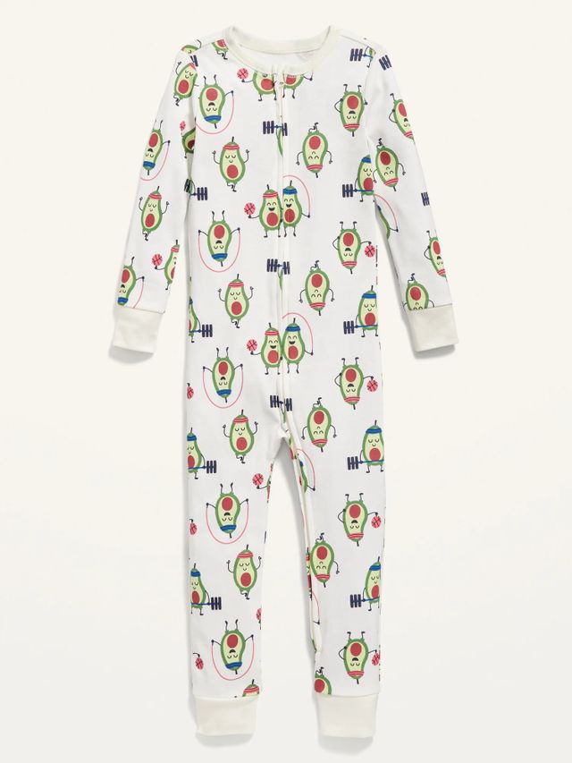 Unisex Matching Print Pajama Set for Toddler & Baby