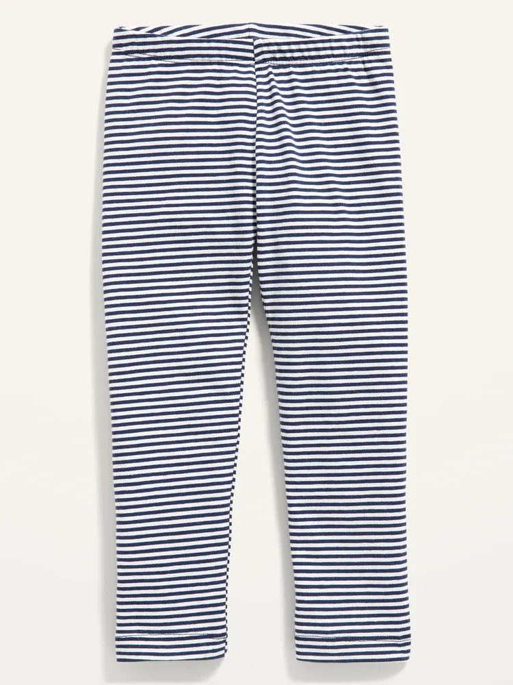 Full-Length Striped Leggings for Toddler Girls