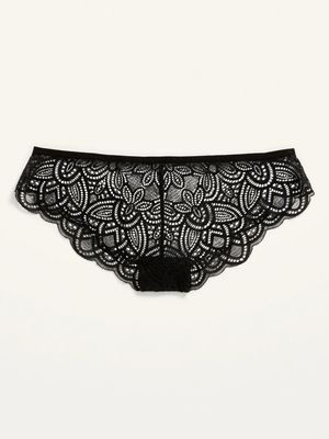 Lace Cheeky Thong Underwear for Women
