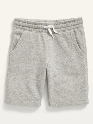 Flat Front Fleece Jogger Shorts for Boys (At Knee