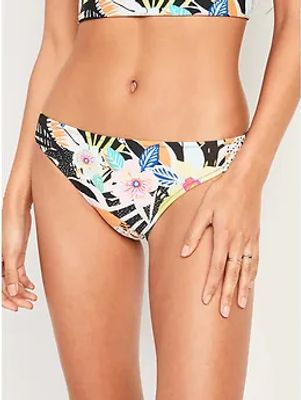 Printed Bikini Swim Bottoms for Women