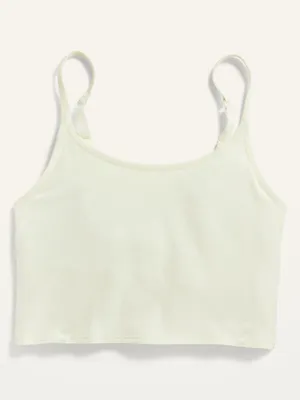 Jersey Cami Bralette Top for Women