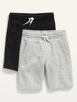 2-Pack Fleece Jogger Shorts for Boys (At Knee