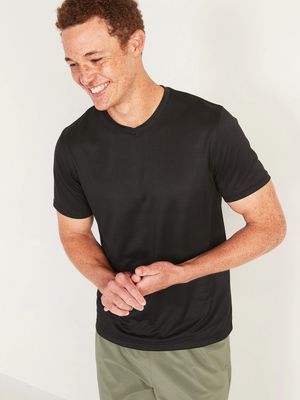 Go-Dry Cool Odor-Control Core V-Neck T-Shirt for Men
