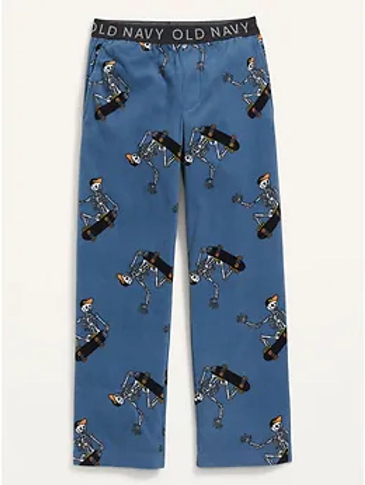 Printed Micro Fleece Pajama Pants for Boys