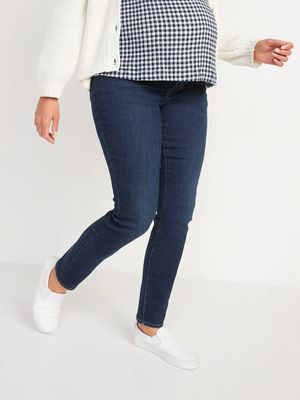 Maternity Low-Panel Pop Icon Skinny Jeans