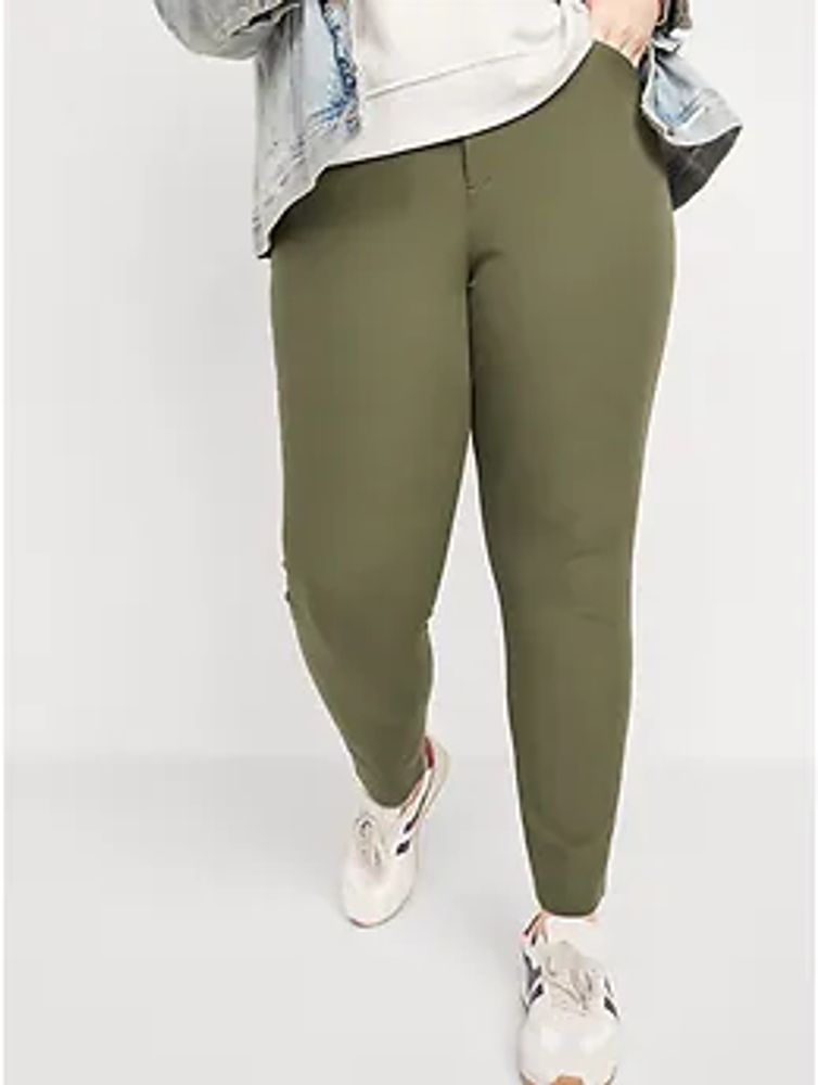 High-Waisted Pixie Skinny Ankle Pants for Women