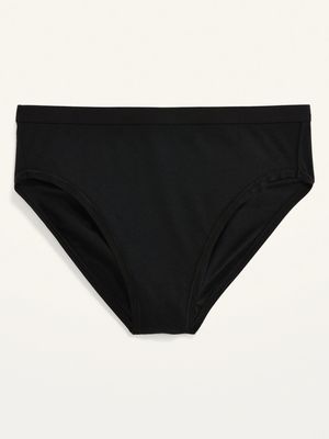 High-Waisted Supima Cotton-Blend Bikini Underwear for Women