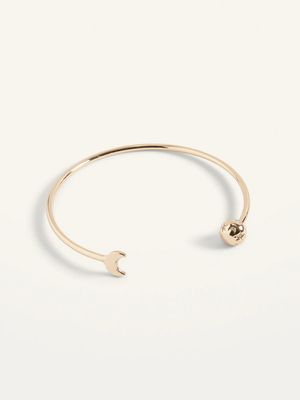 Gold-Toned Cuff Bracelet for Women