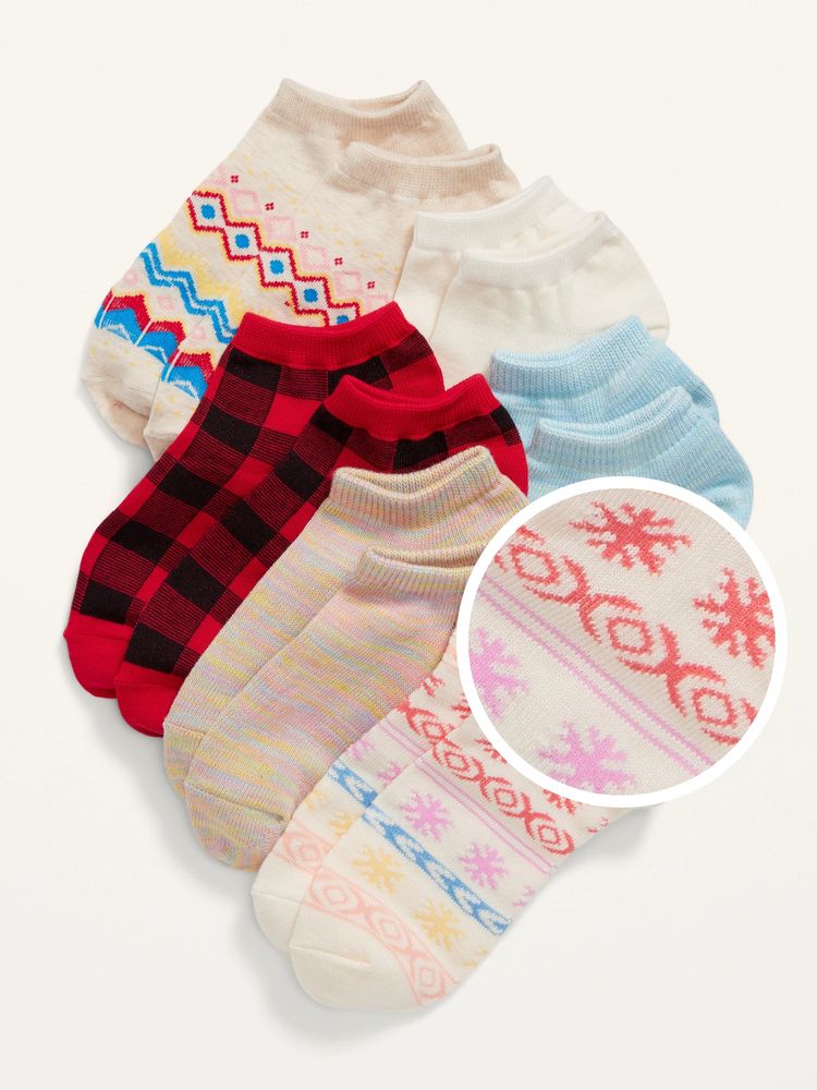 Ankle Socks 6-Pack for Girls