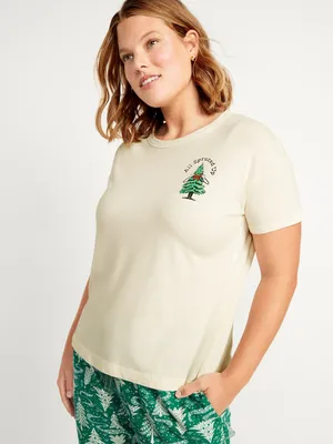 Matching Holiday Graphic T-Shirt for Women