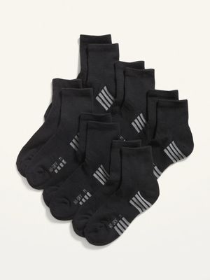 Go-Dry Quarter Crew Socks 6-Pack for Boys