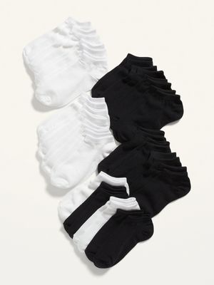 Gender-Neutral Ankle Socks 20-Pack for Kids