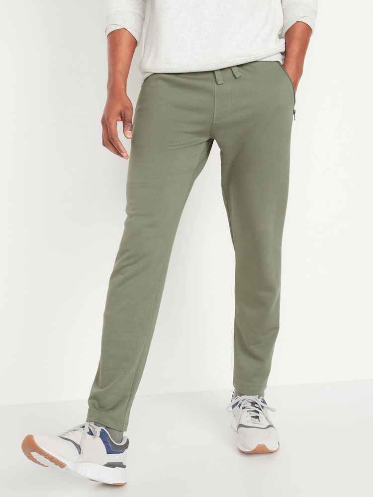 Tapered Straight French Terry Jogger Sweatpants for Men