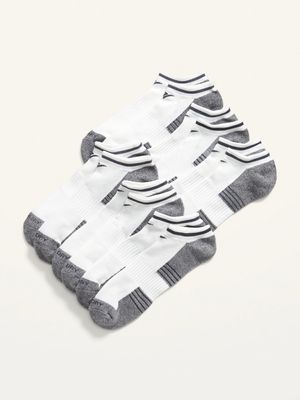 Go-Dry Gender-Neutral Low-Cut Performance Socks 6-Pack for Adults