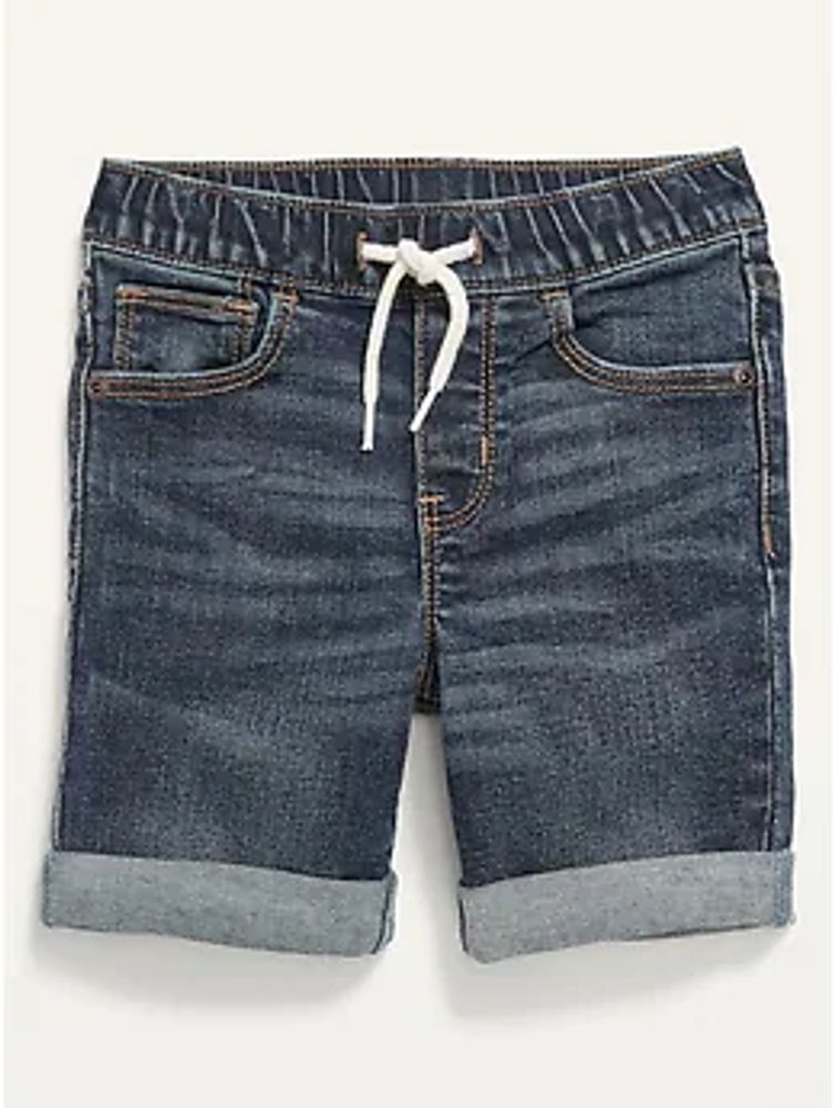 Unisex Dark-Wash Pull-On Jean Shorts for Toddler