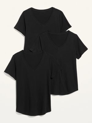 EveryWear V-Neck T-Shirt 3-Pack for Women