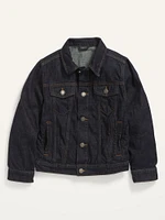 Gender-Neutral Cotton Non-Stretch Jean Jacket for Kids