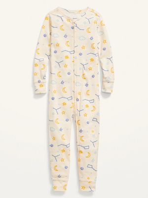 Unisex Printed One-Piece Pajamas for Toddler & Baby