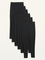 High-Waisted Leggings 6-Pack for Women