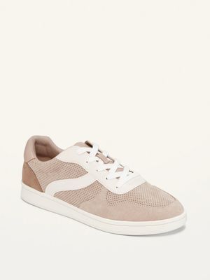 Soft-Brushed Faux-Suede Sneakers For Women