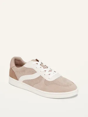 Soft-Brushed Faux-Suede Sneakers