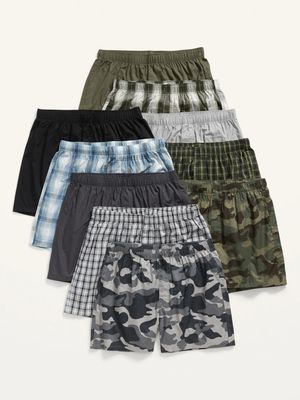 Soft-Washed Boxer Shorts 10-Pack for Men - 3.75-inch inseam