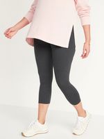 Maternity Full Panel Cropped Leggings