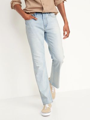 Straight Built-In Flex Light-Wash Jeans for Men
