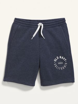 Logo-Graphic Jogger Sweat Shorts for Boys (At Knee