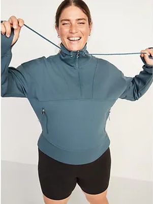Dynamic Fleece Half-Zip Sweatshirt for Women