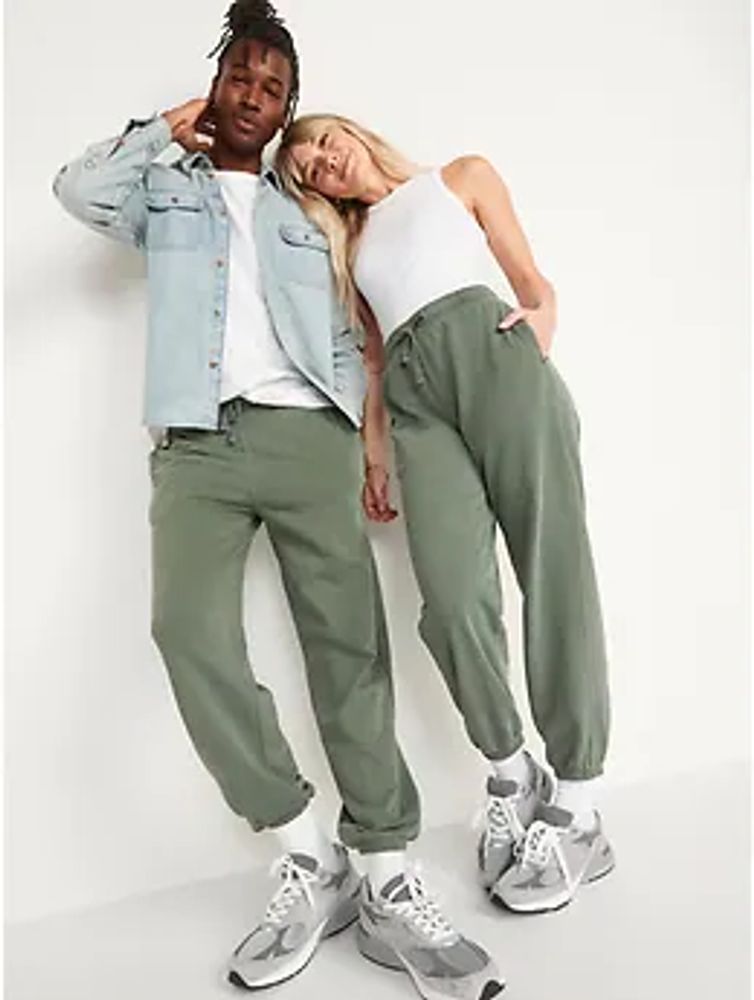 Garment-Dyed French Terry Gender-Neutral Sweatpants for Adults