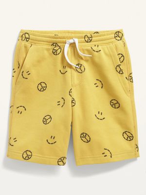 Vintage Printed Jogger Shorts for Boys