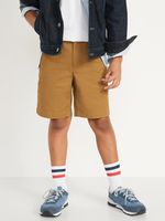 Knee Length Straight Twill Shorts for Boys