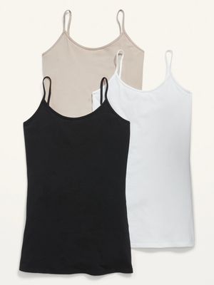 First Layer Tunic Cami Top 3-Pack for Women