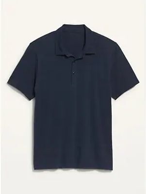 Soft-Washed Jersey Short-Sleeve Polo Shirt for Men