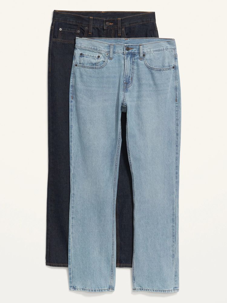 september vervagen Smeren Old Navy Wow Straight Non-Stretch Jeans 2-Pack for Men | Bridge Street Town  Centre